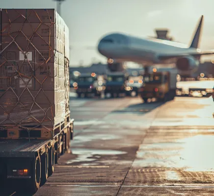 air cargo background