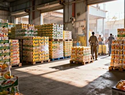 Calendar-style visual showing April–July export window.