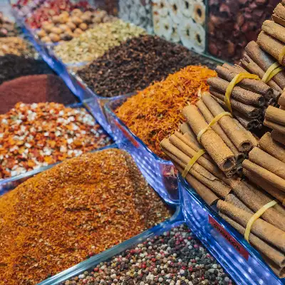 Indian spices packed for export